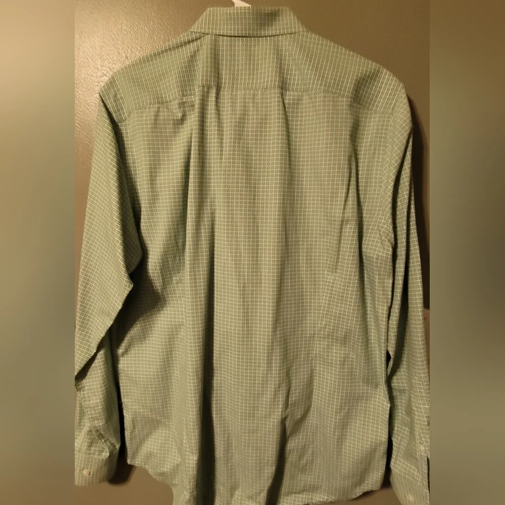 Banana Republic Shirt Mens Large Check Button Down Preppy Modern